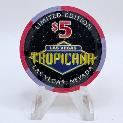 Tropicana Las Vegas Nevada 1998 'Leo' Series 20 LE $5 Casino Chip V3549