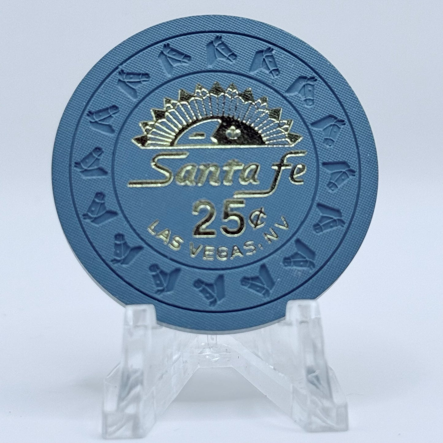 Santa Fe Las Vegas Nevada 1991 $0.25 Casino Chip E7340