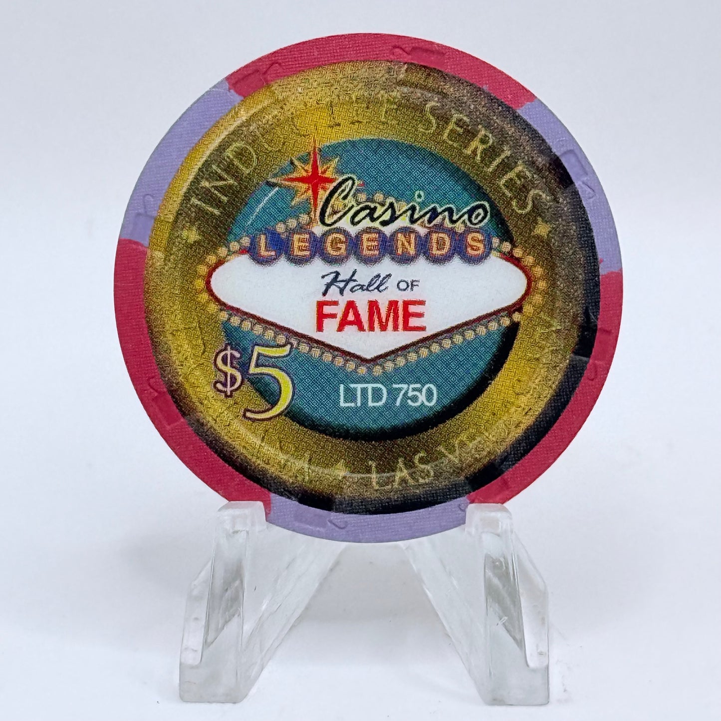 Tropicana Las Vegas Nevada 2000 'Rich Little' Series 19 LE $5 Casino Chip V5852
