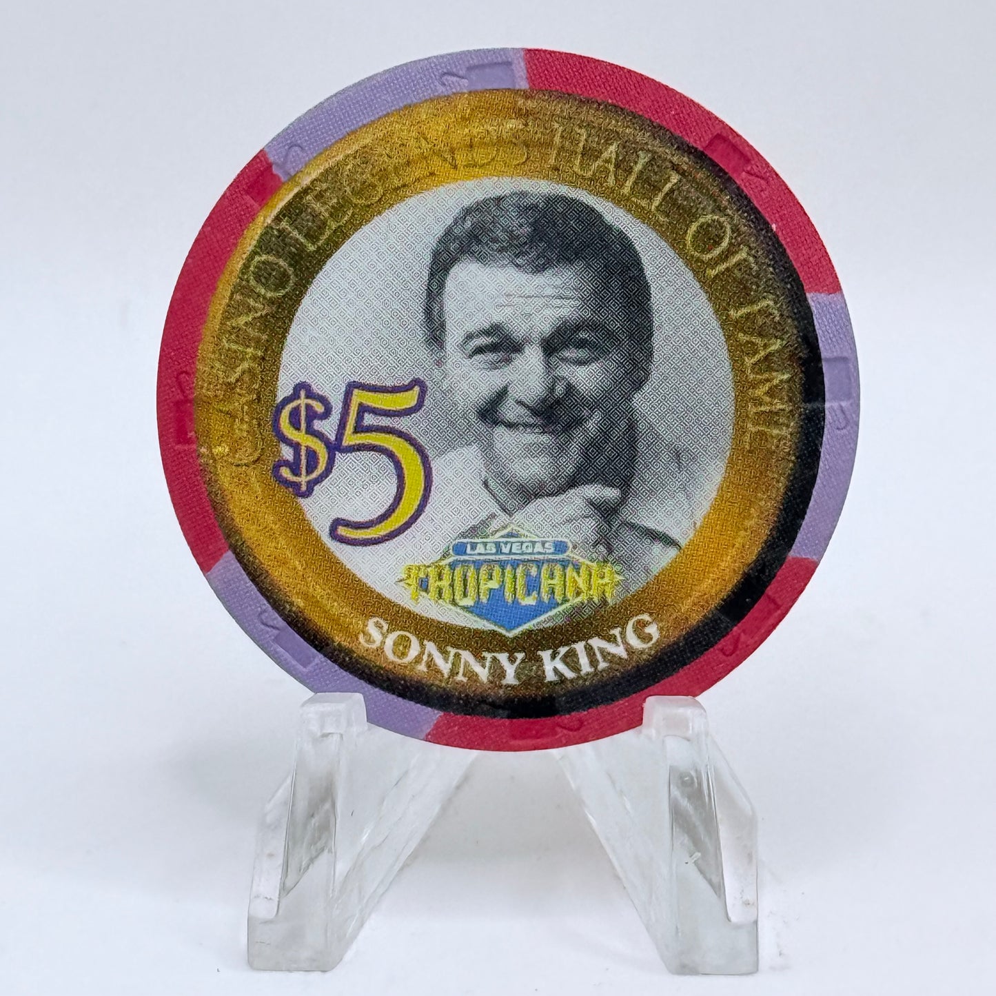 Tropicana Las Vegas Nevada 2000 'Sonny King' Series 19 LE $5 Casino Chip V5854