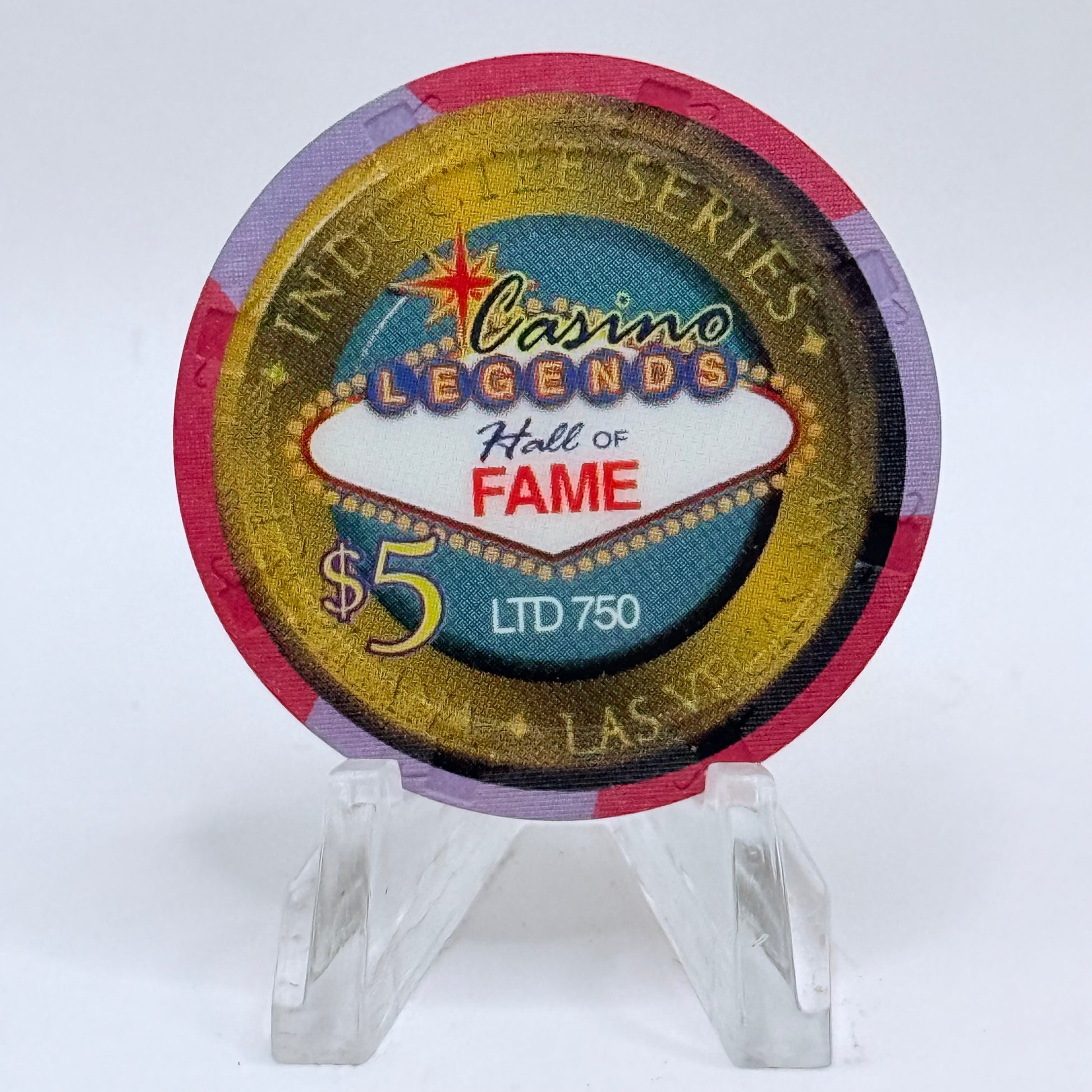 Tropicana Las Vegas Nevada 2000 'Sonny King' Series 19 LE $5 Casino Chip V5854