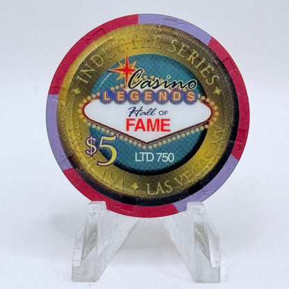Tropicana Las Vegas Nevada 2000 'McGuire Sisters' Series 19 LE $5 Casino Chip V5849