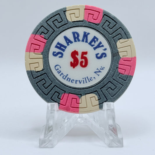 Sharkey's Casino Gardnerville Nevada $5 Casino Chip N5526