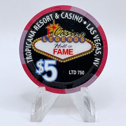 Tropicana Las Vegas Nevada 2000 'The Smithsonian of Showgirls' Series 51 LE $5 Casino Chip V5853
