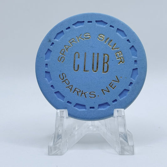 Silver Club (Karl's) Sparks Nevada LE $0.50 Casino Chip N6728