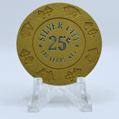 Silver City Las Vegas Nevada 1975 $0.25 Casino Chip N0999