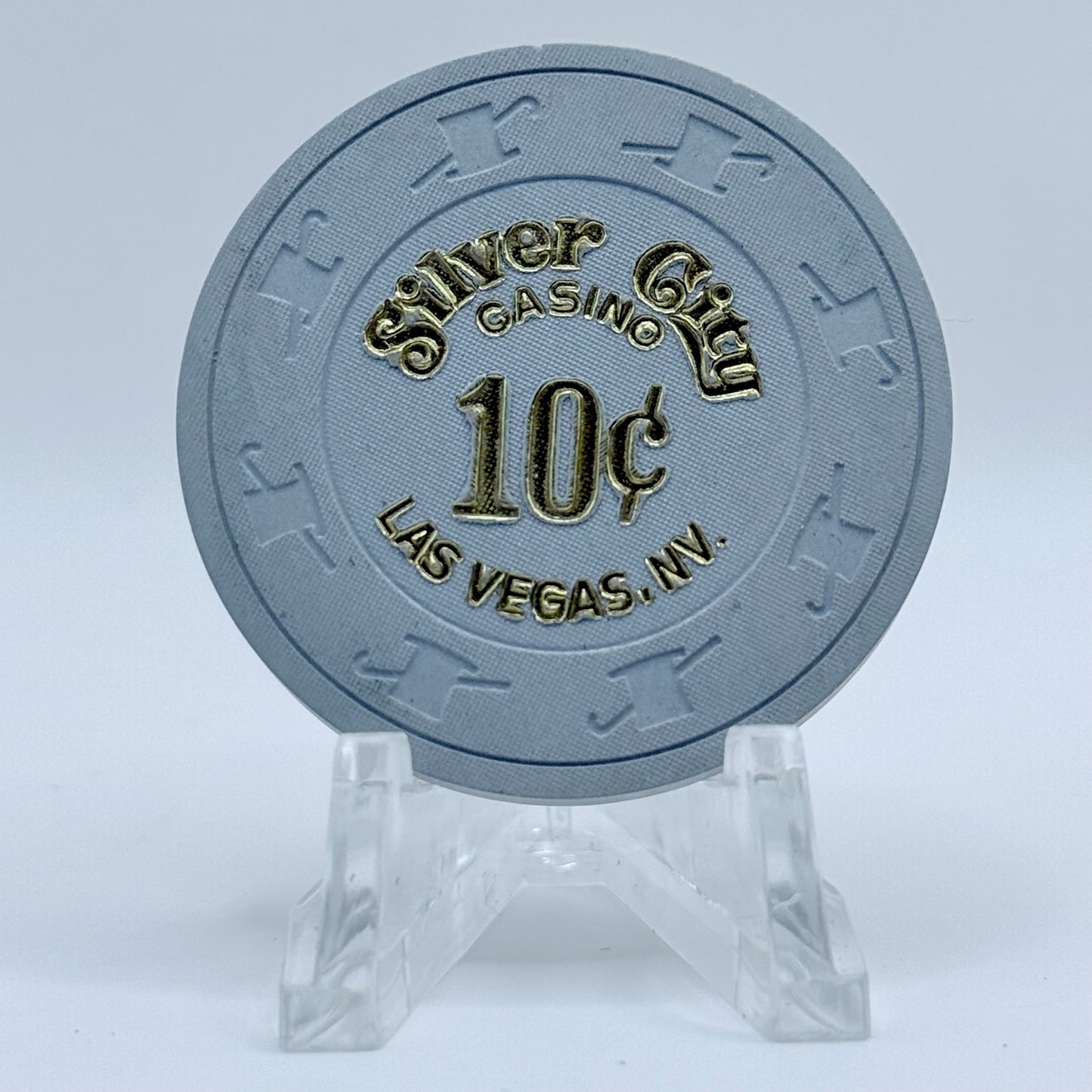 Silver City Las Vegas Nevada 1975 $0.10 Casino Chip N3230
