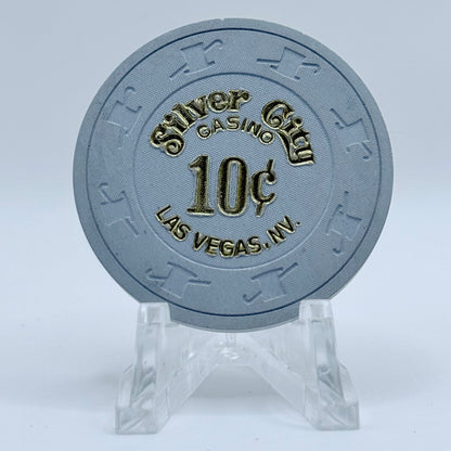 Silver City Las Vegas Nevada 1975 $0.10 Casino Chip N3230