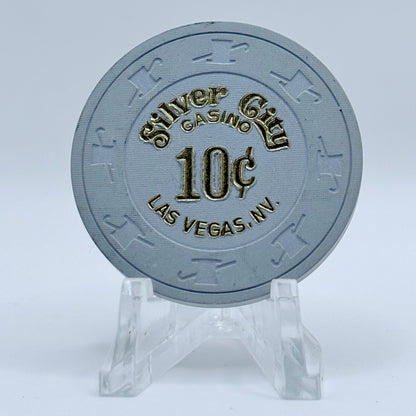 Silver City Las Vegas Nevada 1975 $0.10 Casino Chip N3230