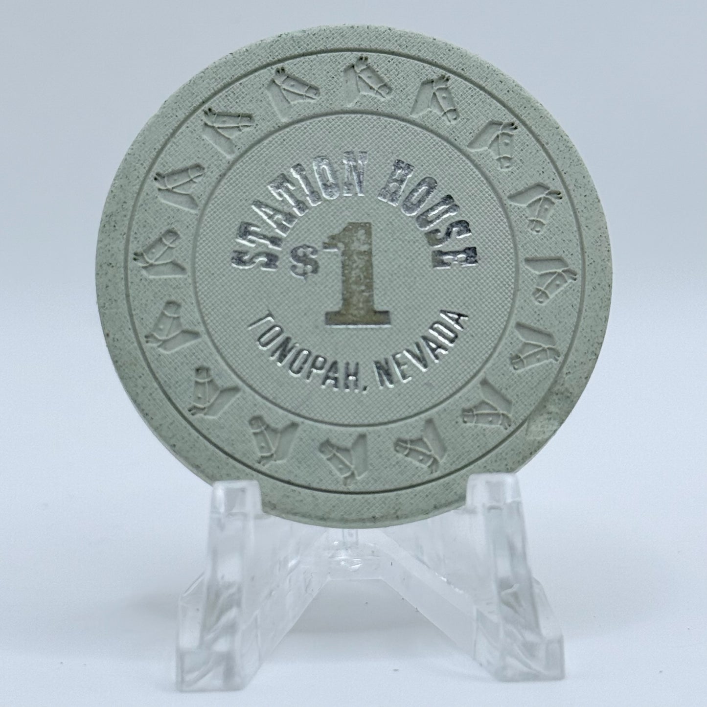 Station House Tonopah Nevada 1988 $1 Casino Chip N3362