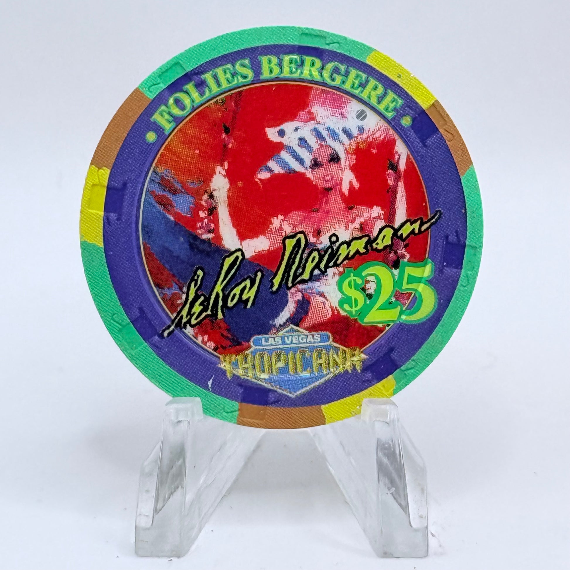 Tropicana Las Vegas Nevada 1999 'Folies Bergere' Series 13 LE $25 Casino Chip V5887