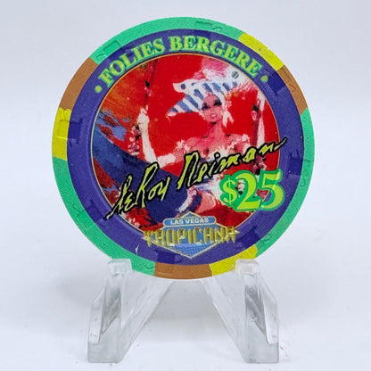 Tropicana Las Vegas Nevada 1999 'Folies Bergere' Series 13 LE $25 Casino Chip V5887