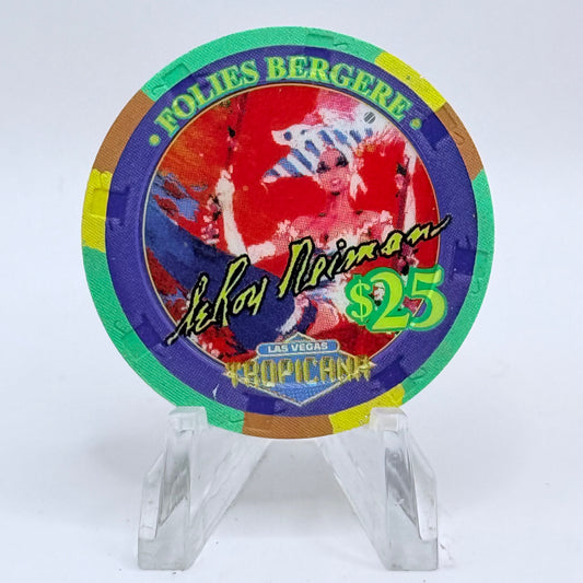 Tropicana Las Vegas Nevada 1999 'Folies Bergere' Series 13 LE $25 Casino Chip V5887