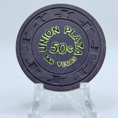 Union Plaza Las Vegas Nevada 1980s $0.50 Casino Chip N3023