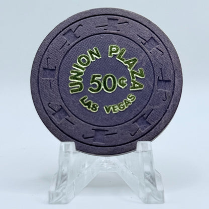 Union Plaza Las Vegas Nevada 1980s $0.50 Casino Chip N3023