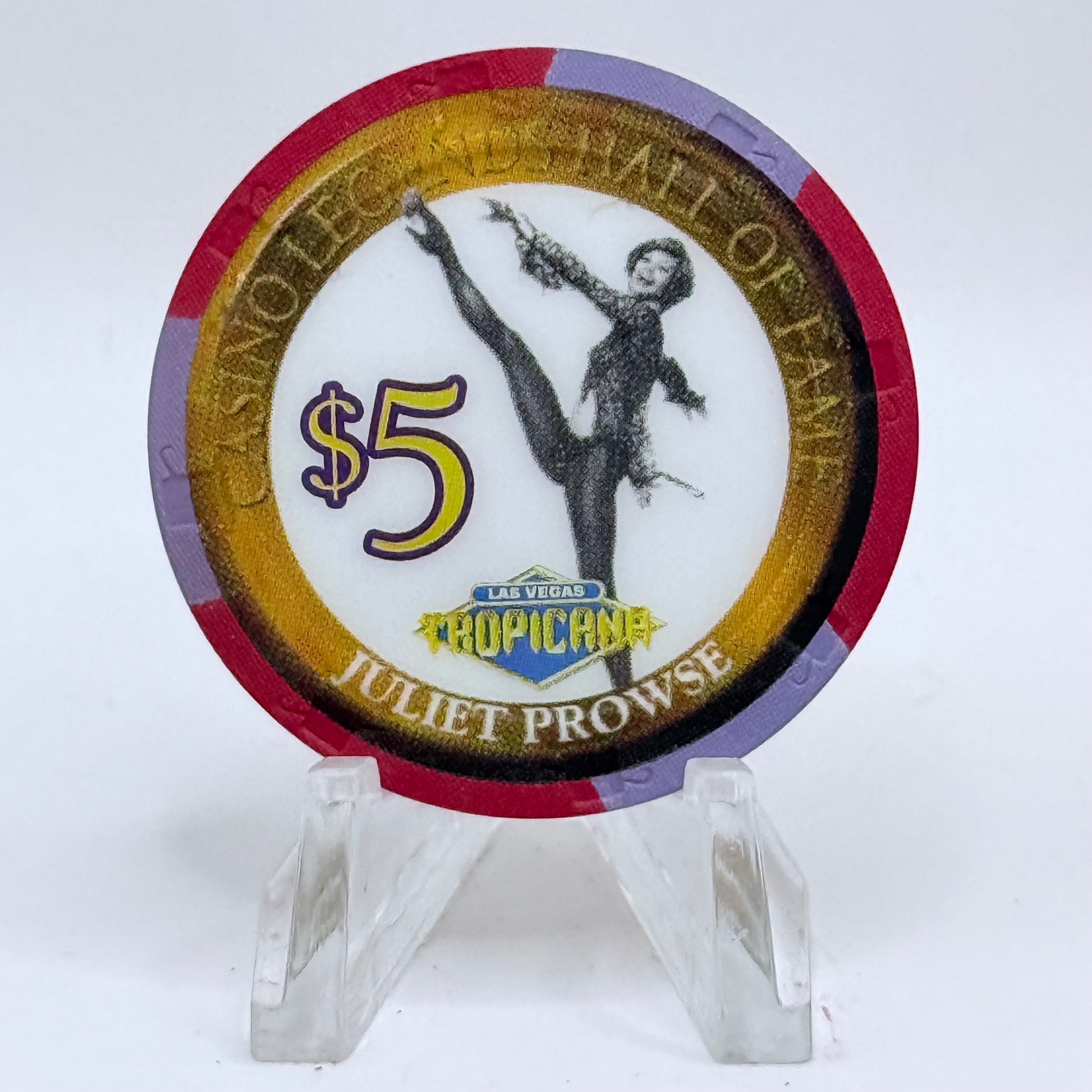 Tropicana Las Vegas Nevada 2000 'Juliete Prowse' LE $5 Casino Chip V5847