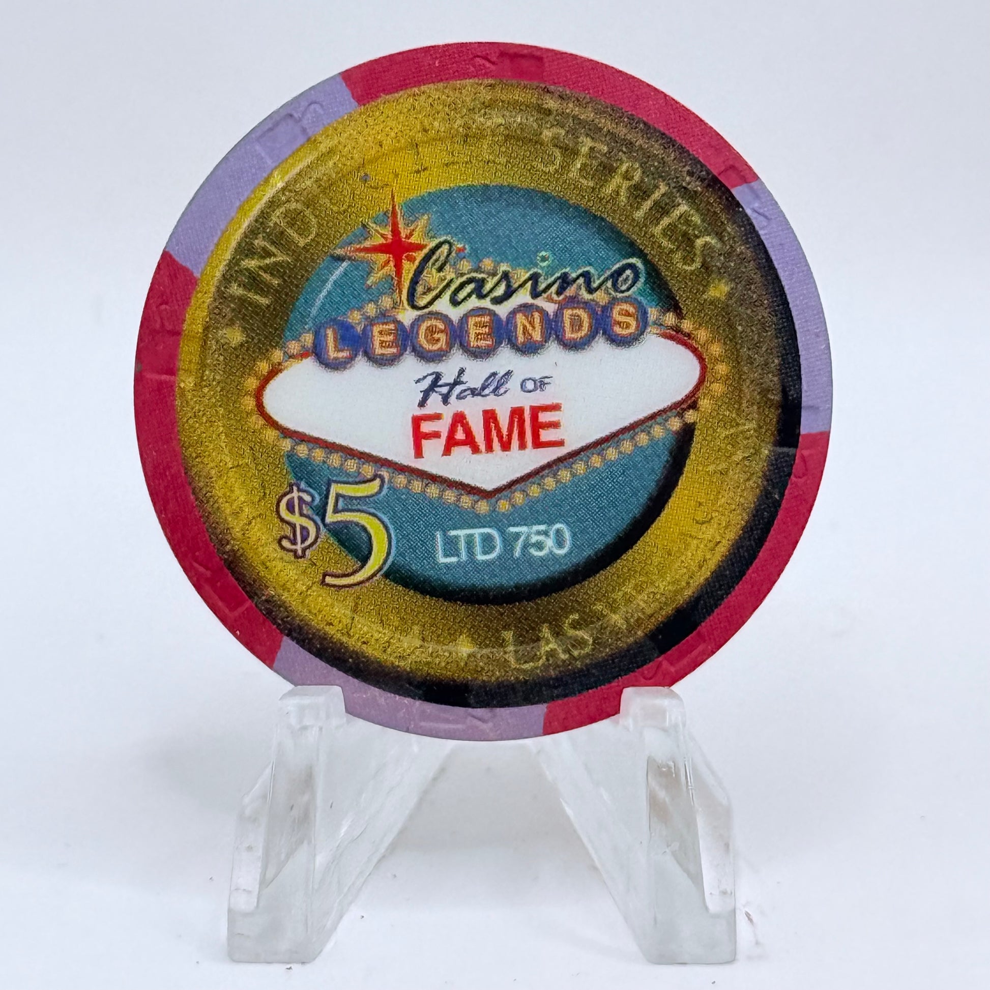 Tropicana Las Vegas Nevada 2000 'Juliete Prowse' LE $5 Casino Chip V5847