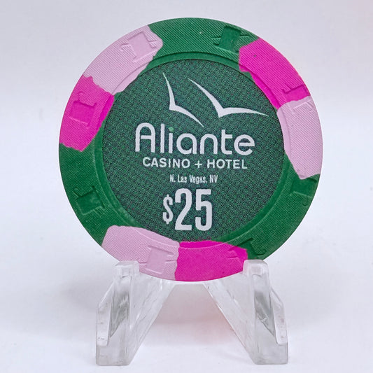 Aliante Casino + Hotel N. Las Vegas Nevada 2012 $25 Casino Chip D0863