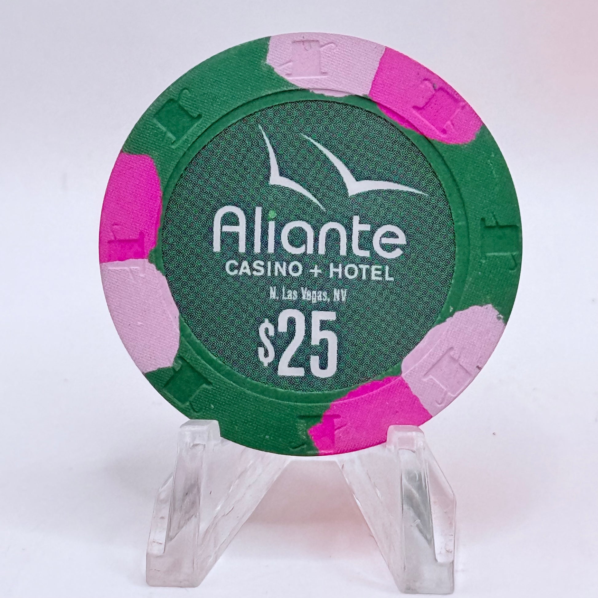 Aliante Casino + Hotel N. Las Vegas Nevada 2012 $25 Casino Chip D0863
