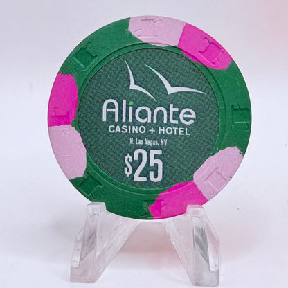 Aliante Casino + Hotel N. Las Vegas Nevada 2012 $25 Casino Chip D0863