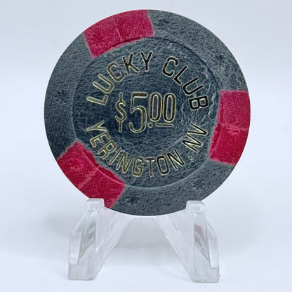 Dini's Lucky Club Yerington Nevada 2009 $5 Casino Chip E9148