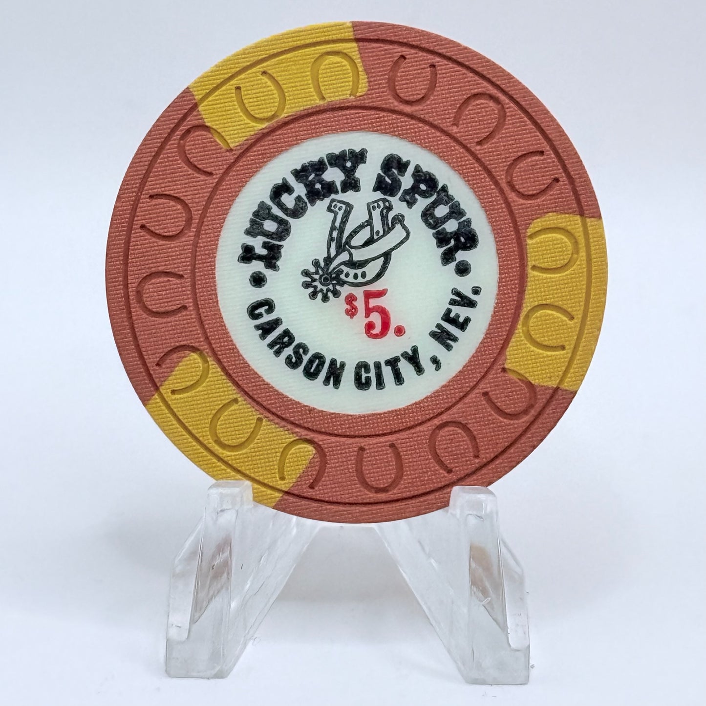 Lucky Spur Carson City Nevada 1973 LE $5 Casino Chip N4387