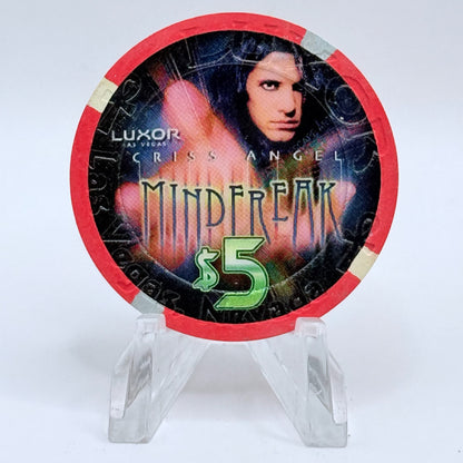 Luxor Las Vegas Nevada 2008 'Criss Angel' LE $5 Casino Chip E8109