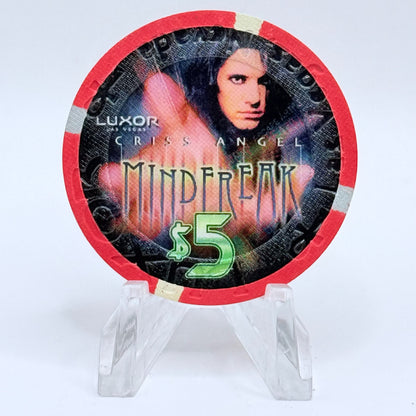 Luxor Las Vegas Nevada 2008 'Criss Angel' LE $5 Casino Chip E8109