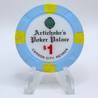 Artichoke's Poker Palace Carson City Nevada 1997 $1 Casino Chip N9274