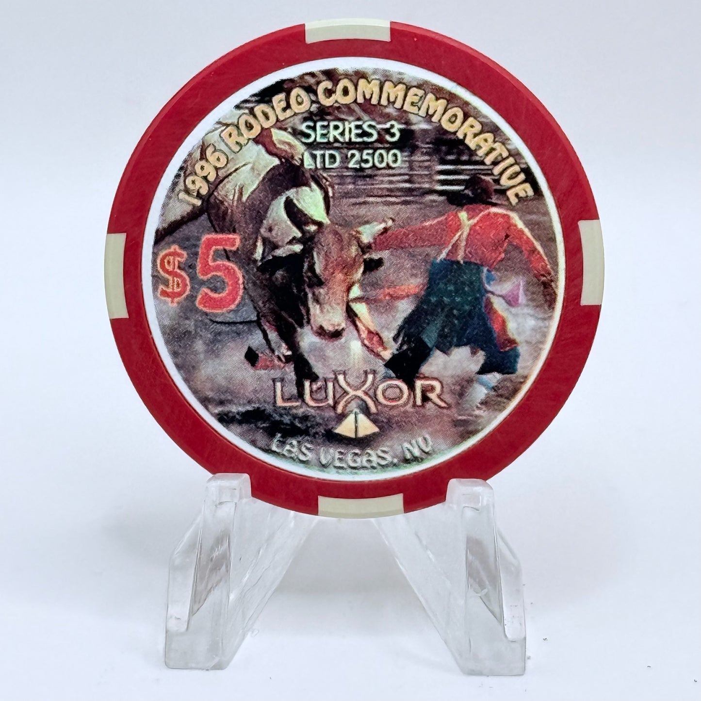 Luxor Las Vegas Nevada 1996 LE $5 Casino Chip N8717