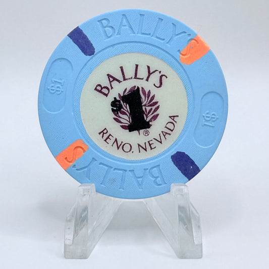 Bally's Reno Nevada 1991 $1 Casino Chip N4532
