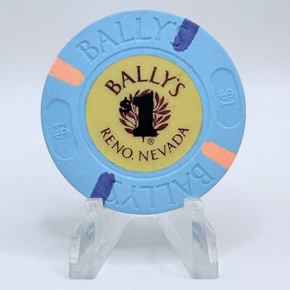 Bally's Reno Nevada 1991 $1 Casino Chip N4532