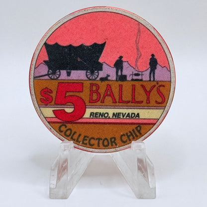 Bally's Reno Nevada 1991 'Reno Rodeo' LE $5 Casino Chip N4948