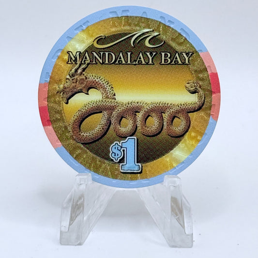 Mandalay Bay Las Vegas Nevada 2000 'Year Of The Dragon' LE $1 Casino Chip V4805