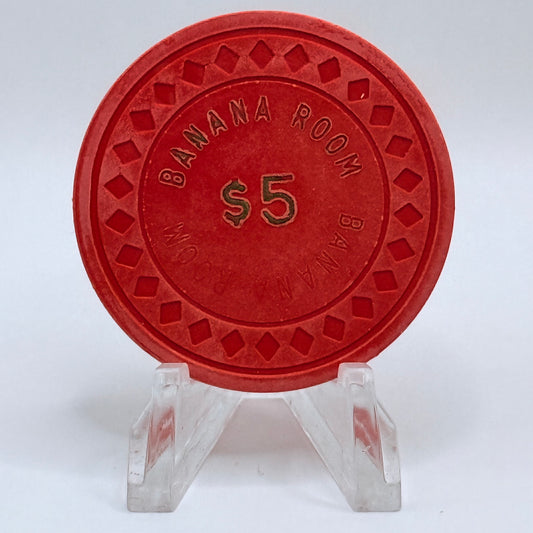 Banana Room Kingston Jamaica $5 Casino Chip