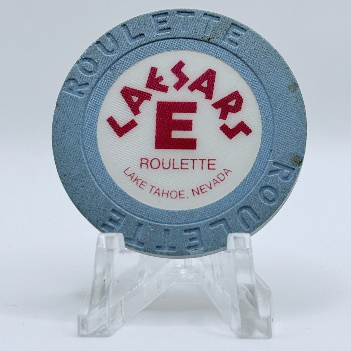 Caesars Tahoe Lake Tahoe Nevada 1998 Series 18 Roulette Dk Blue Casino Chip V2215