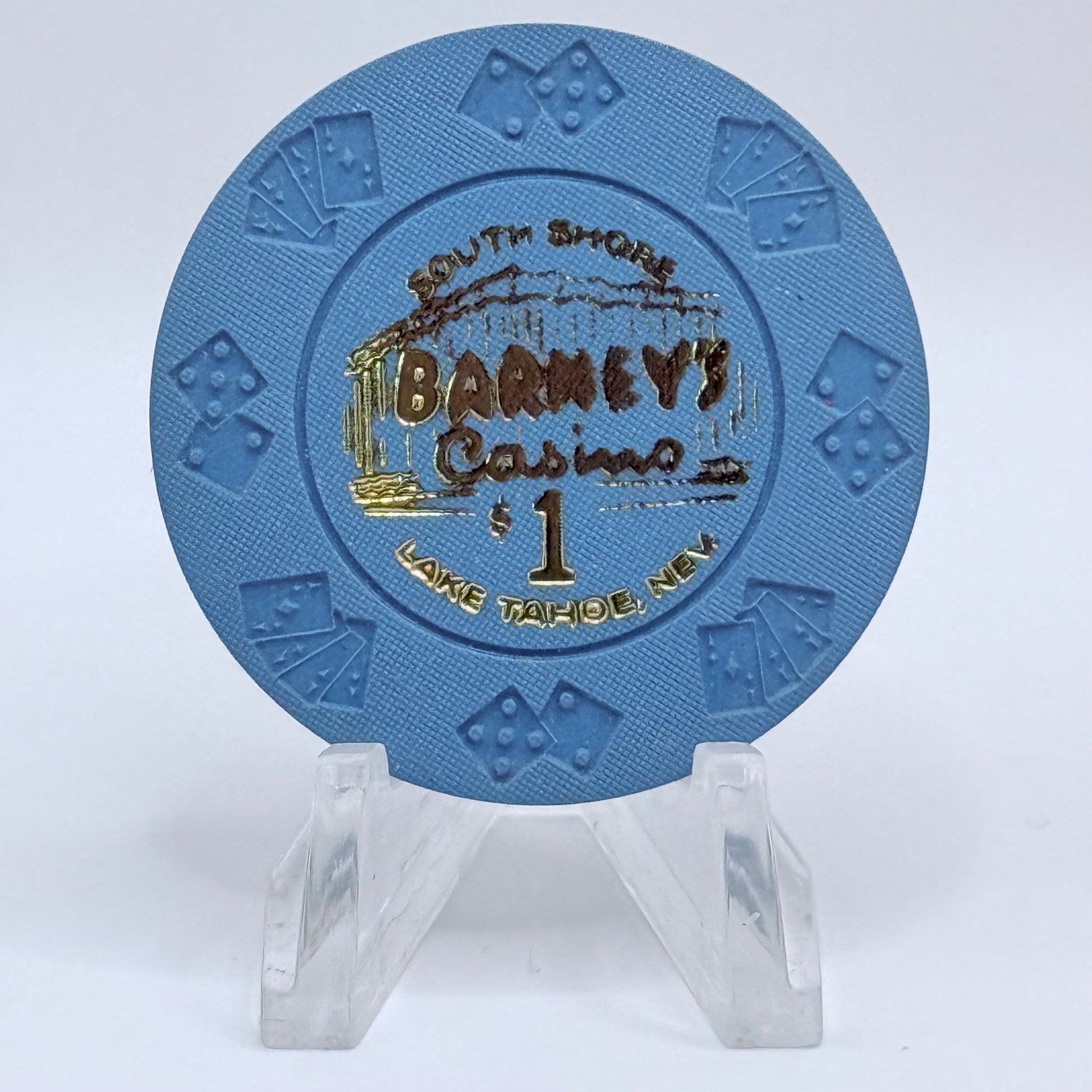 Barney's Lake Tahoe Nevada 1970s $1 Casino Chip N0962