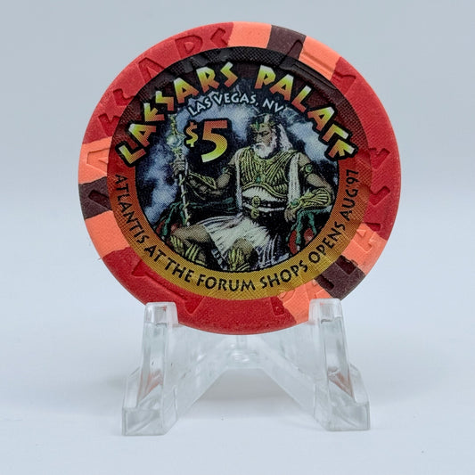 Caesars Palace Las Vegas Nevada 1997 LE $5 Casino Chip N9404
