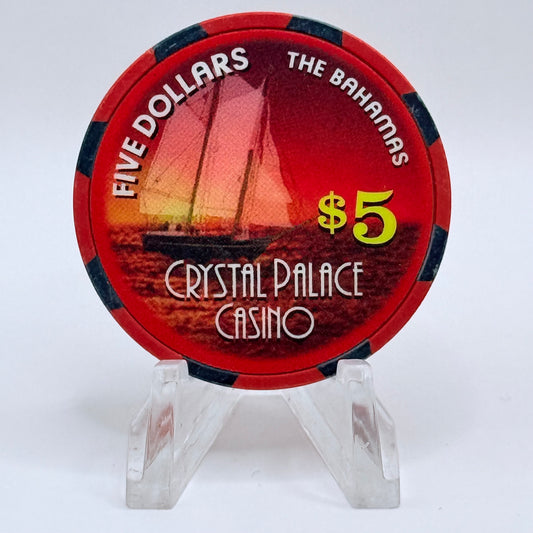 Crystal Palace Casino Nassau Bahamas Series 1 $5 Casino Chip