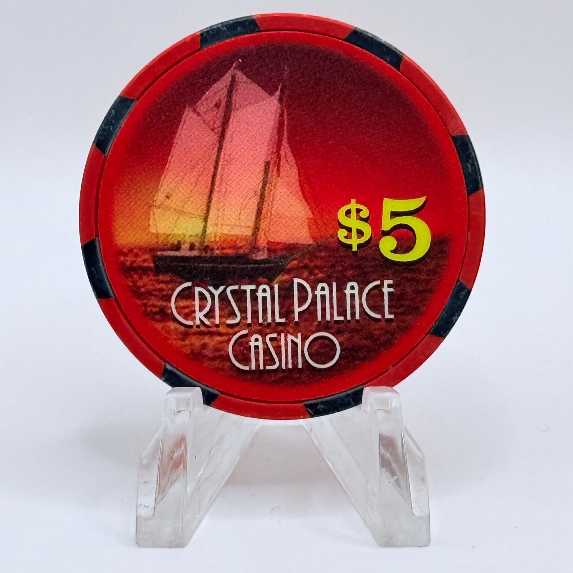 Crystal Palace Casino Nassau Bahamas Series 1 $5 Casino Chip