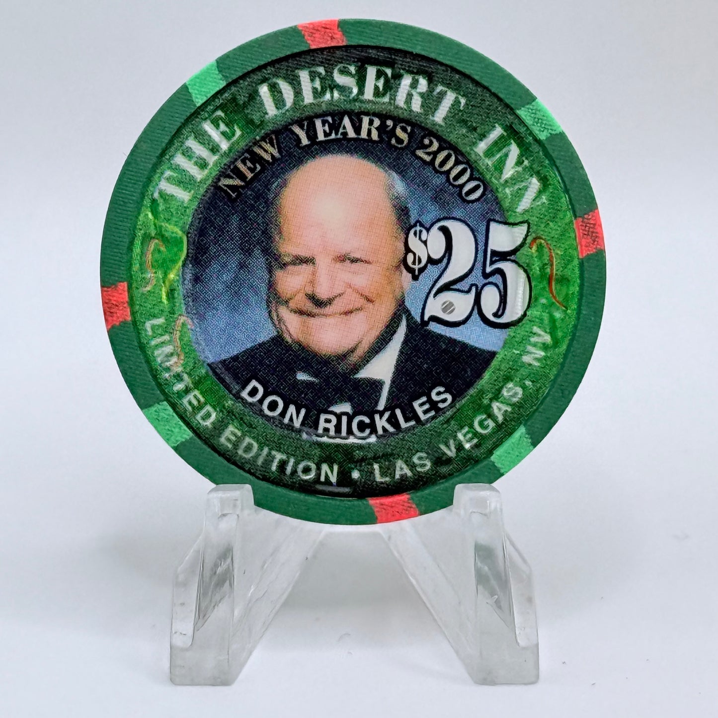 Desert Inn Las Vegas Nevada 1999 'Don Rickles - New Years' LE $25 Casino Chip V3962