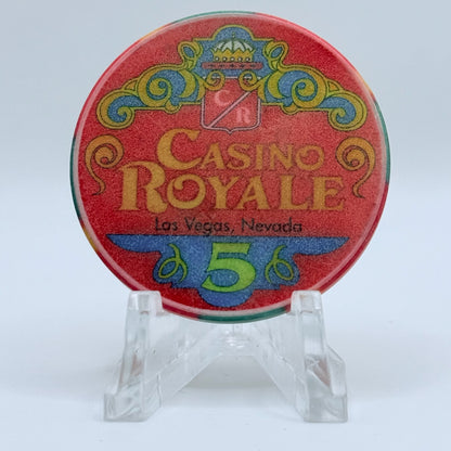 Casino Royale Las Vegas Nevada 1998 $5 Casino Chip V2247