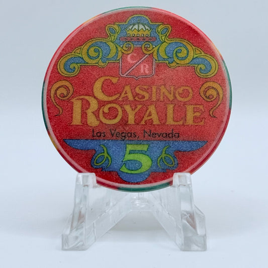 Casino Royale Las Vegas Nevada 1998 $5 Casino Chip V2247