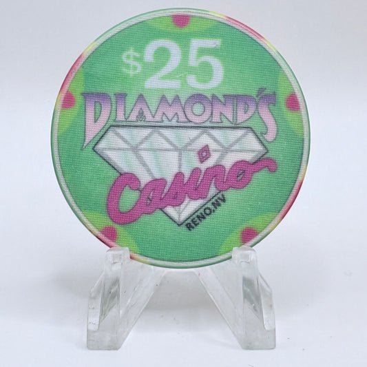 Diamond's Casino Reno Nevada 1995 $25 Casino Chip N0584