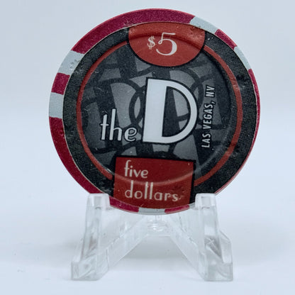 The D Las Vegas Nevada 2012 $5 Casino Chip