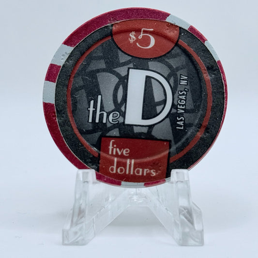 The D Las Vegas Nevada 2012 $5 Casino Chip