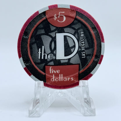 The D Las Vegas Nevada 2012 $5 Casino Chip