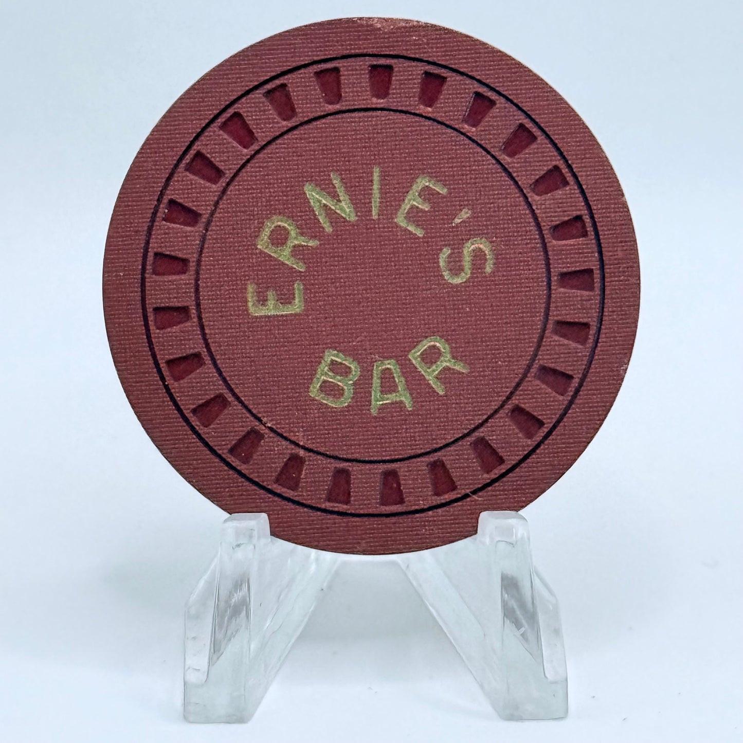 Ernie's Bar Sitka Alaska 1957 Series 2 Casino Chip