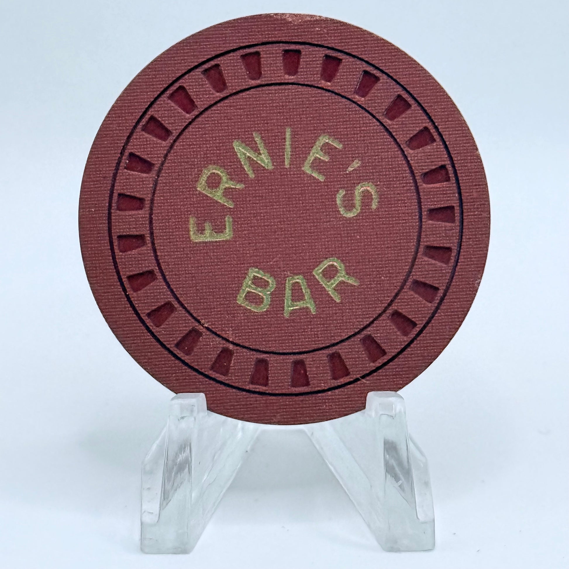 Ernie's Bar Sitka Alaska 1957 Series 2 Casino Chip