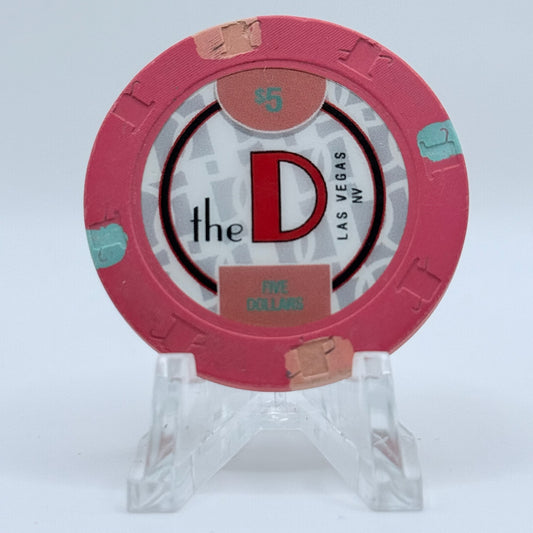 The D Las Vegas Nevada 2017 $5 Casino Chip D2513